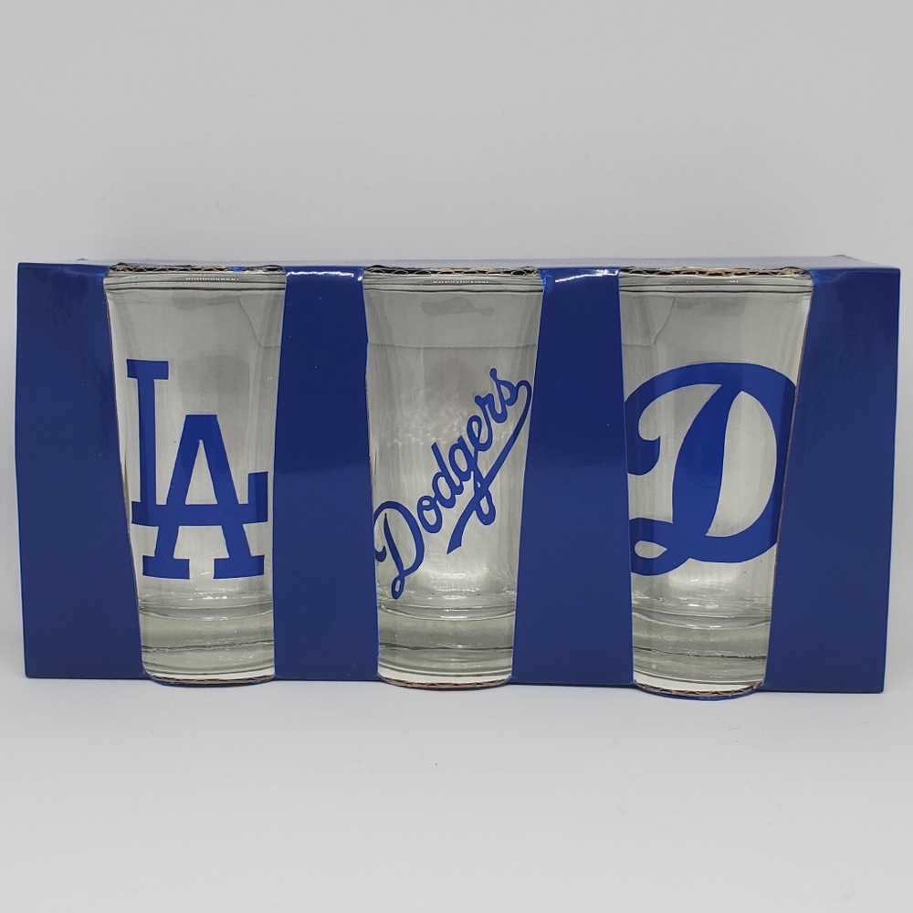 Dodgers shot glasses